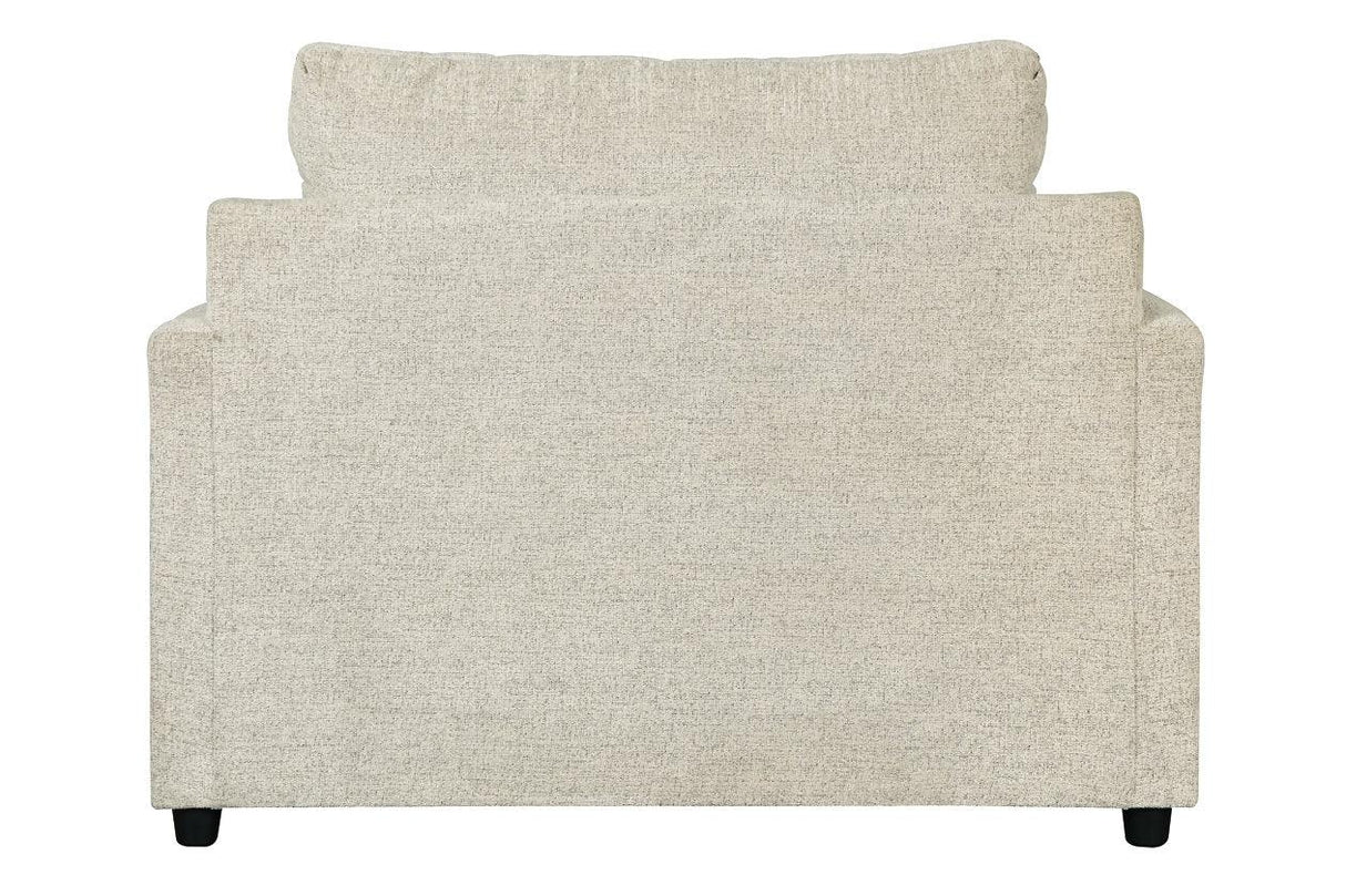 Soletren Stone Oversized Chair by Ashley at Eve Furniture