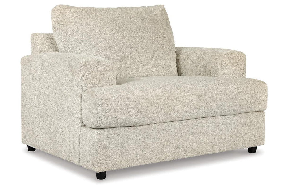Soletren Stone Oversized Chair by Ashley at Eve Furniture