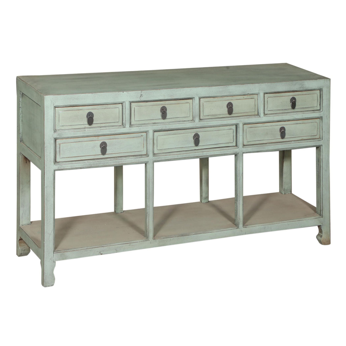 Solid Wood Console Table with Storage Drawers by Home Trends & Design at Eve Furniture