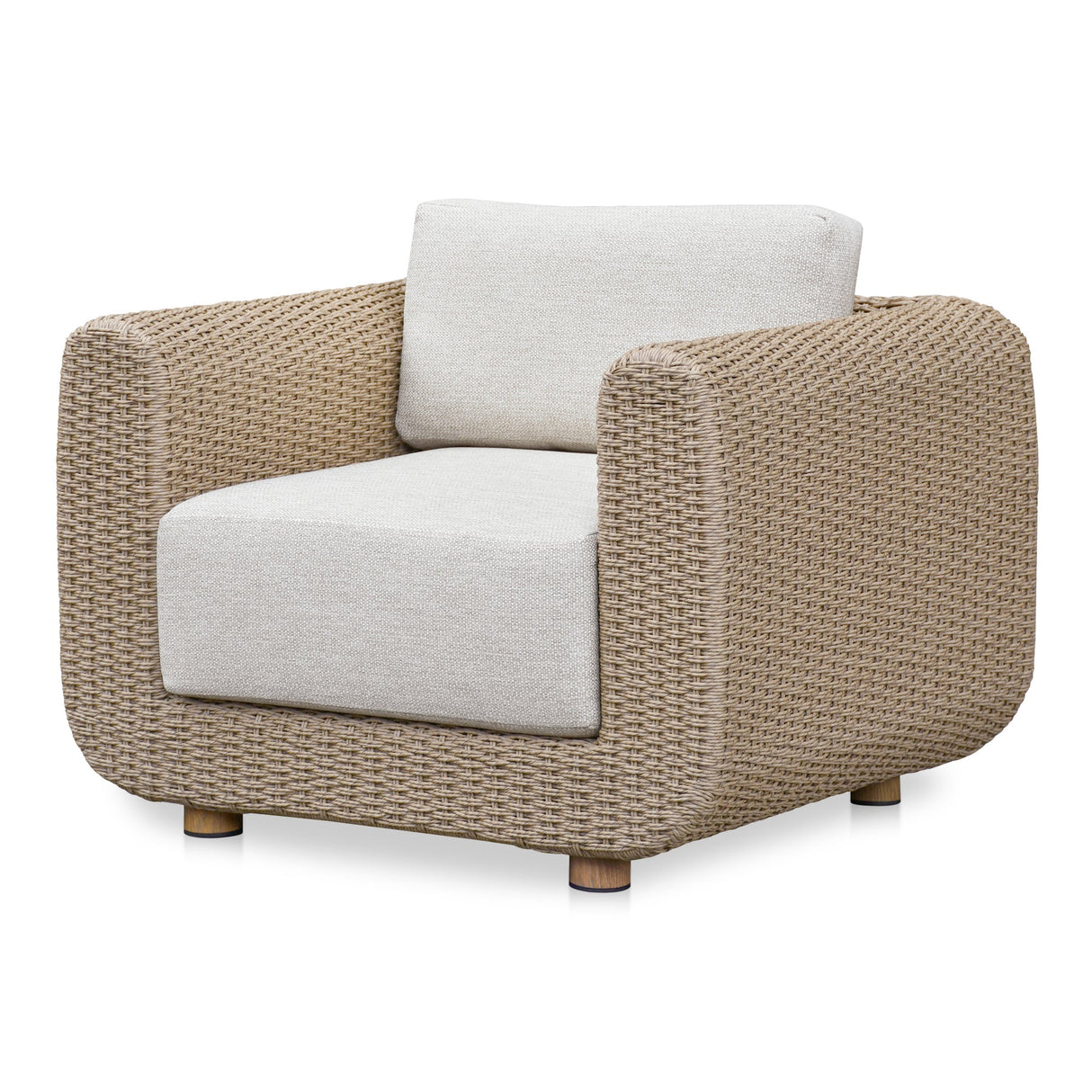 Soma Natural Outdoor Accent Chair by MOES at Eve Furniture