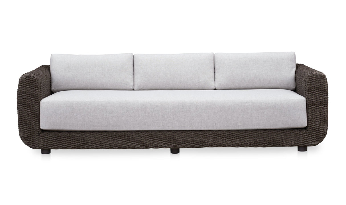 Soma Outdoor Sofa Dark Brown by Moe's Home at Eve Furniture