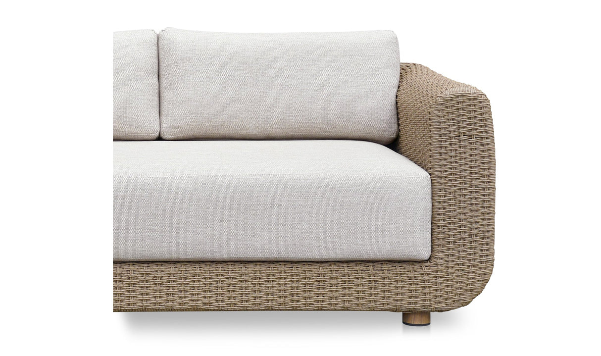 Soma Outdoor Sofa Natural by Moe's Home at Eve Furniture