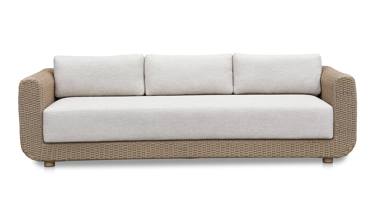 Soma Outdoor Sofa Natural by Moe's Home at Eve Furniture
