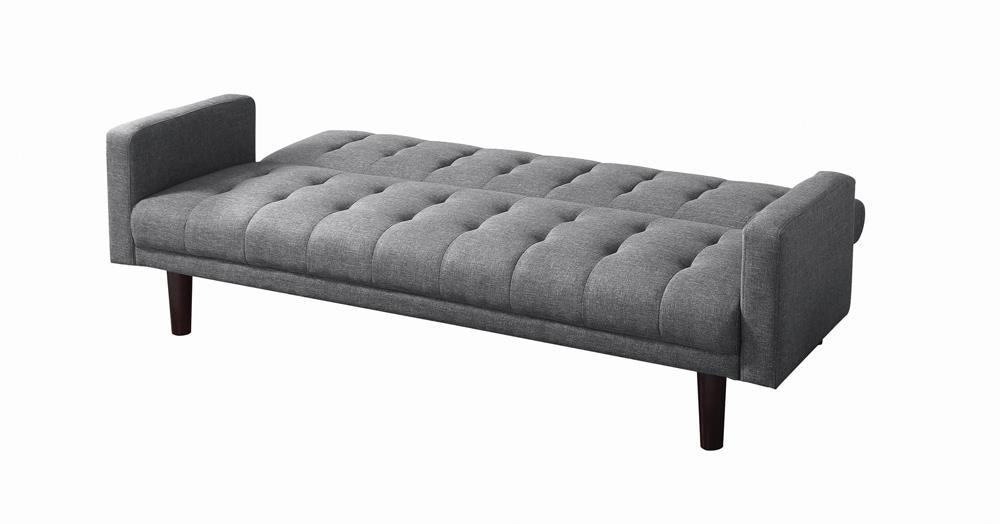 Sommer Gray Tufted Sofa Bed by Coaster at Eve Furniture