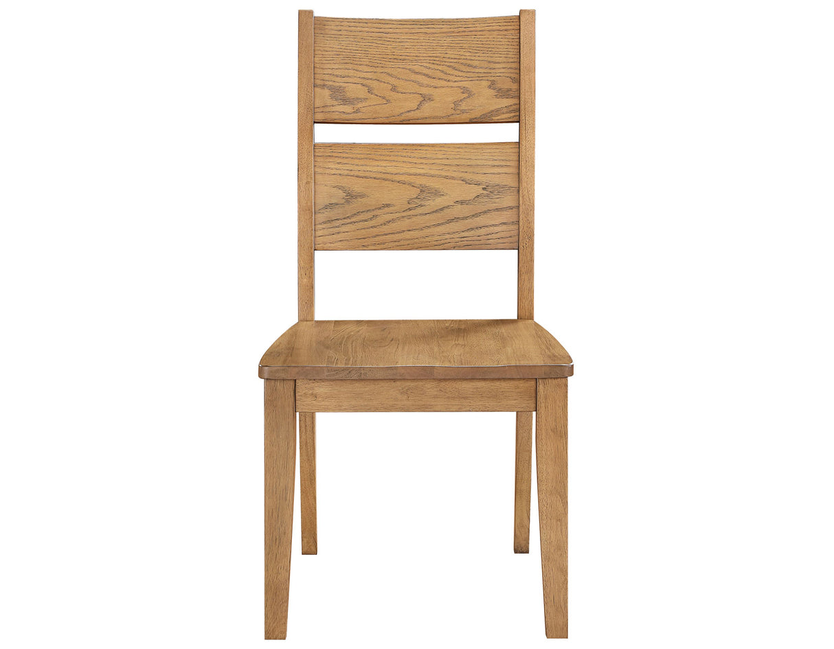 Sommerset Natural Oak 5-Piece 64-96 Ladder Back Dining Set by Steve Silver at Eve Furniture