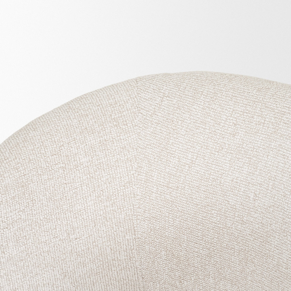 Sondra Cream Performance Fabric Upholstered Club Dining Chair by Mercana at Eve Furniture