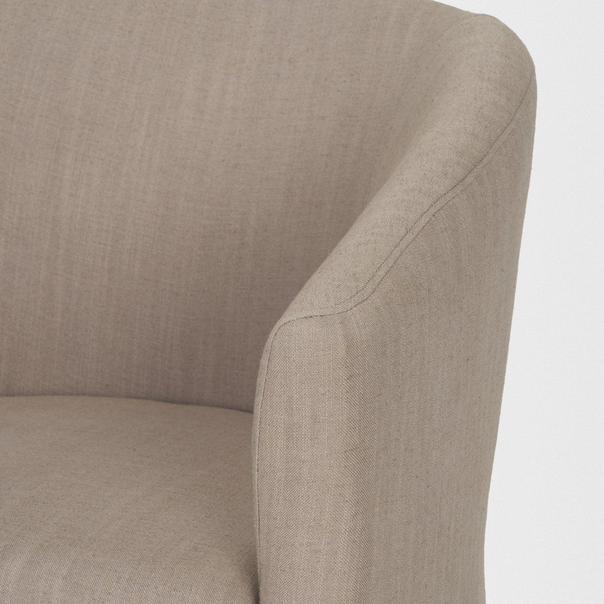 Sondra Gray Performance Fabric Upholstered Club Dining Chair by Mercana at Eve Furniture
