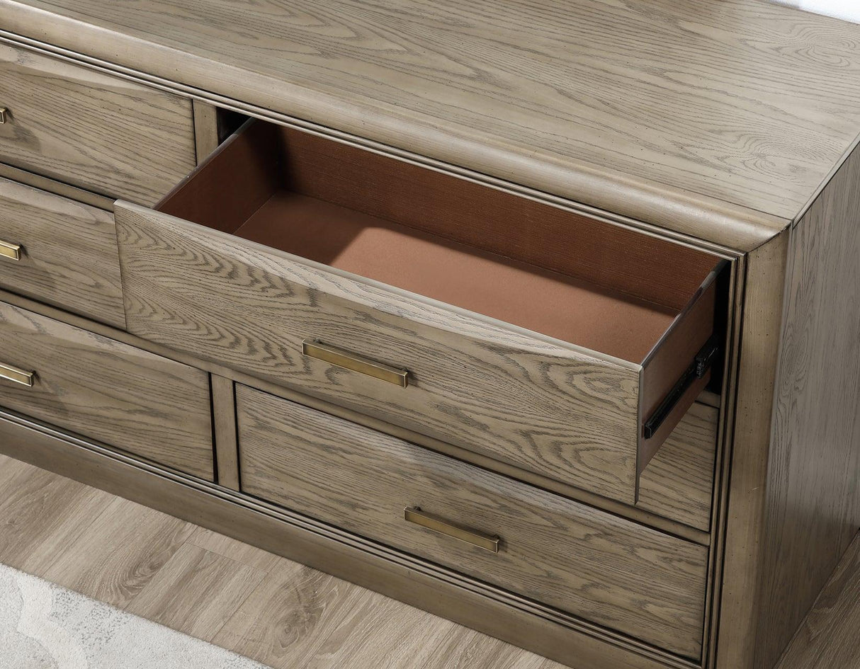 Sonoma 66″ Six-Drawer Dresser by Steve Silver at Eve Furniture
