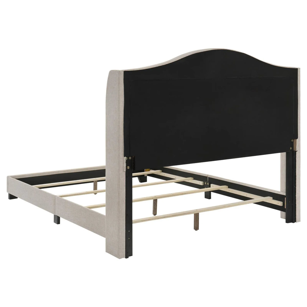 Sonoma Beige Camel Back Queen Bed by Coaster at Eve Furniture