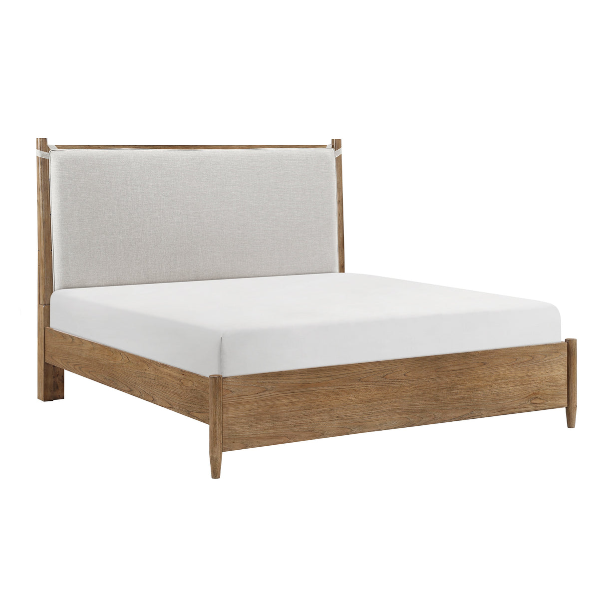 Sonoma Oak California King Platform Bed by Homelegance at Eve Furniture