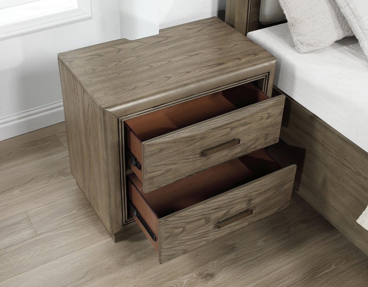 Sonoma 2-Drawer Nightstand by Steve Silver at Eve Furniture