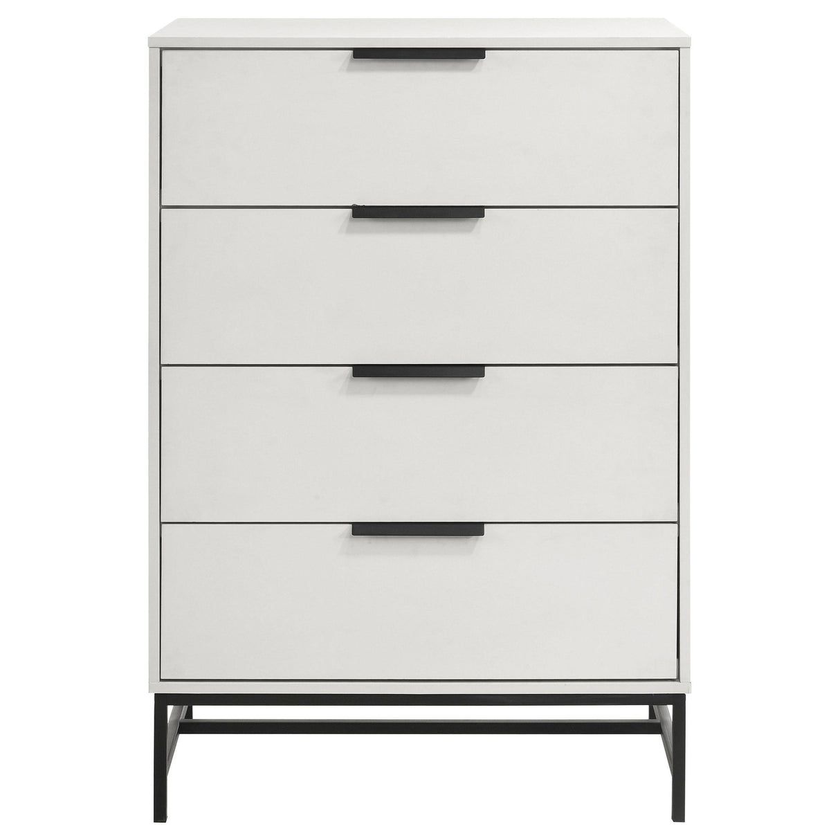 Sonora 4-drawer Bedroom Chest White by Coaster at Eve Furniture