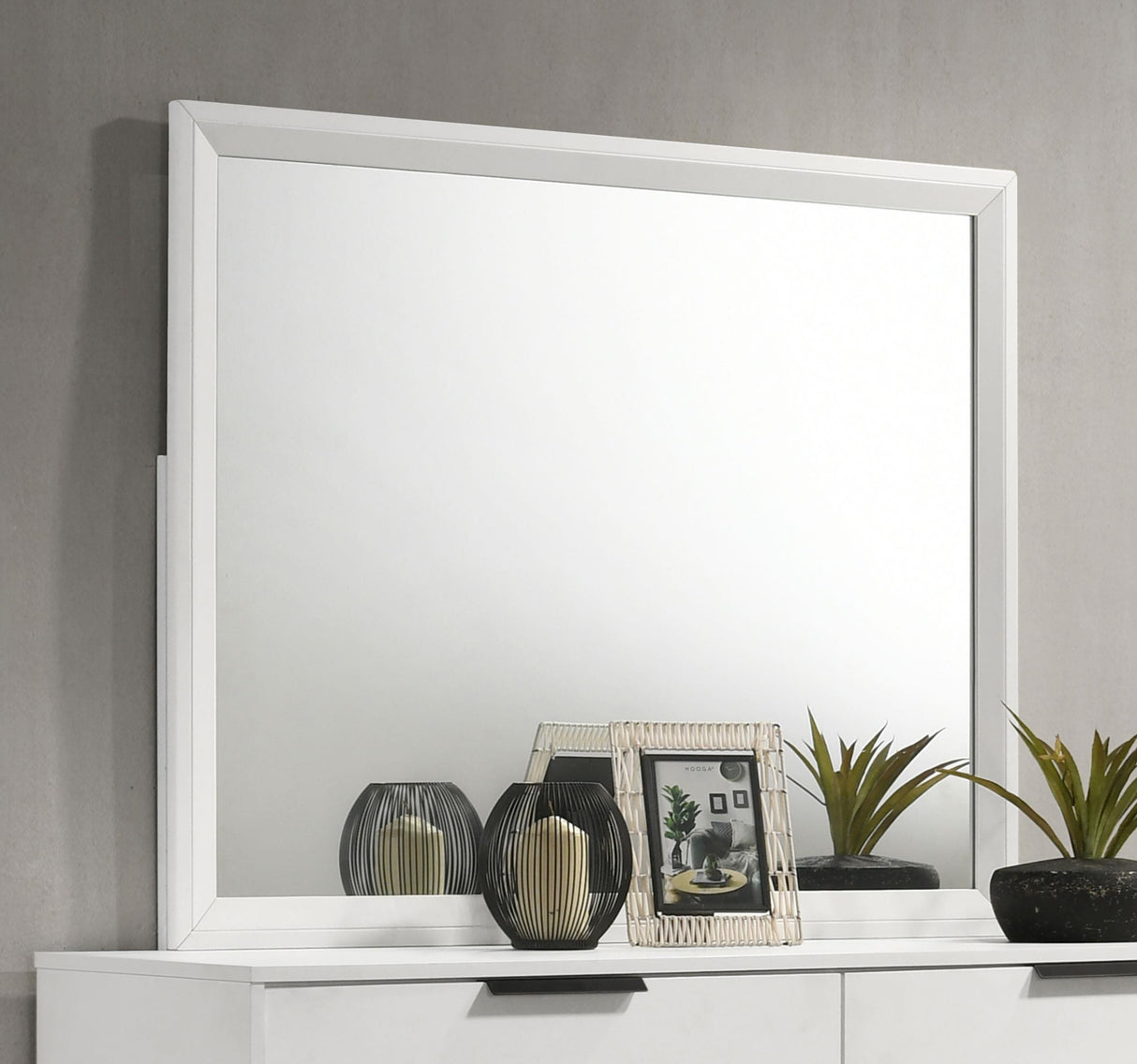 Sonora White Dresser Mirror by Coaster at Eve Furniture