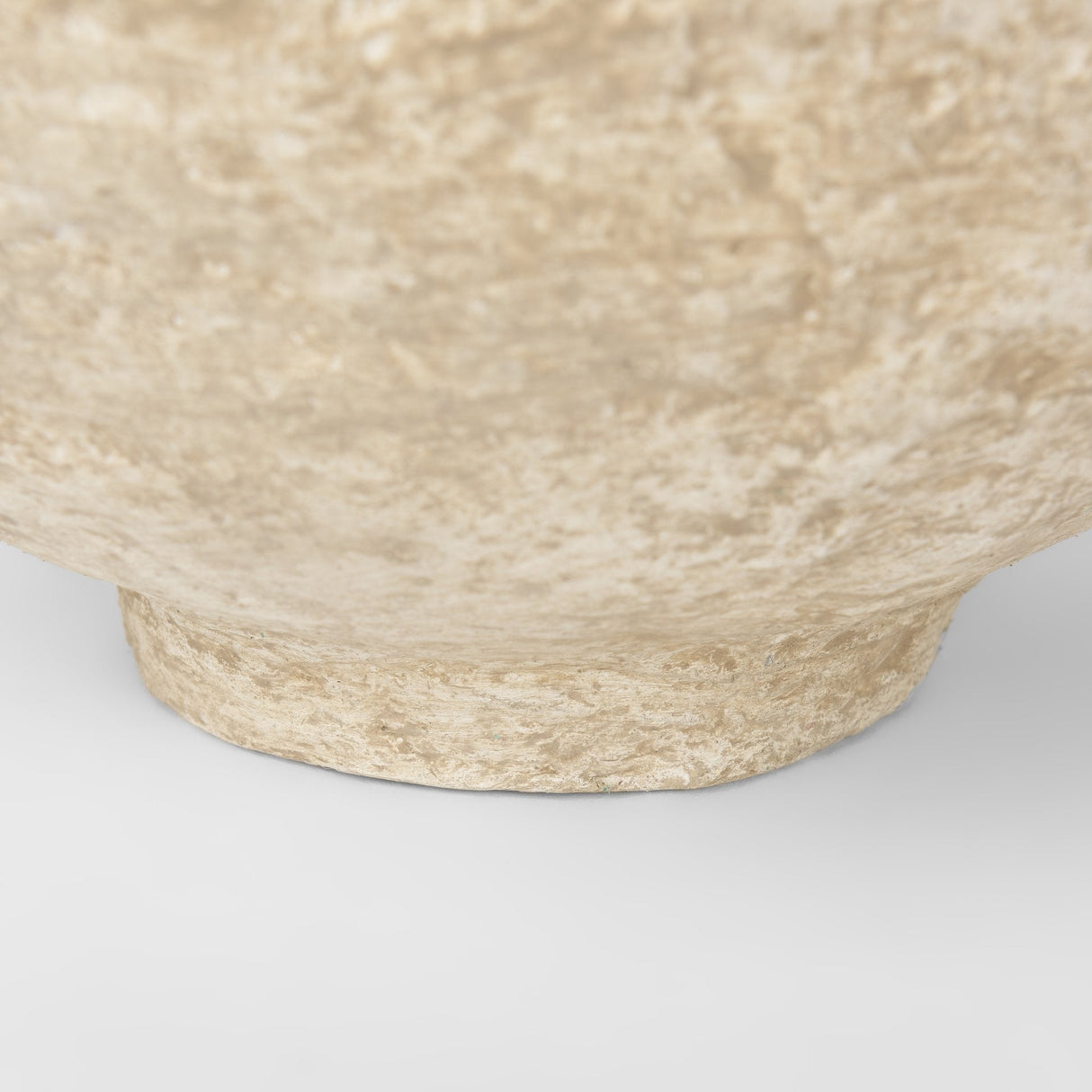 Sonu Set of 2 Beige Paper Mache Half-Pot Bowls by Mercana at Eve Furniture