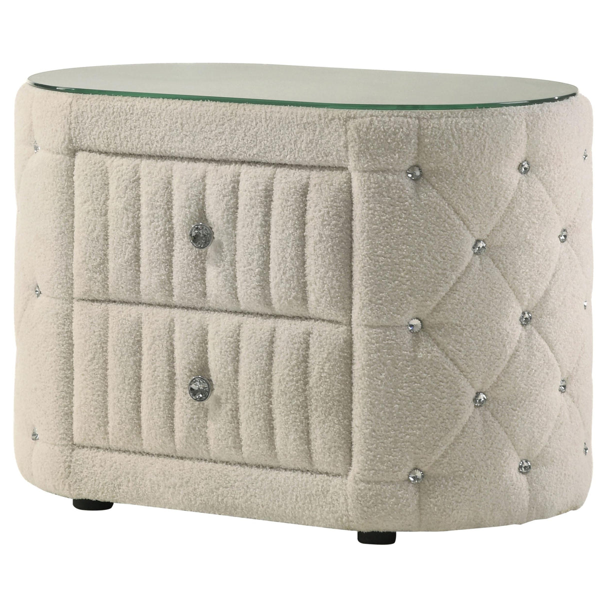Sonya Ivory 2-Drawer Nightstand by Coaster at Eve Furniture