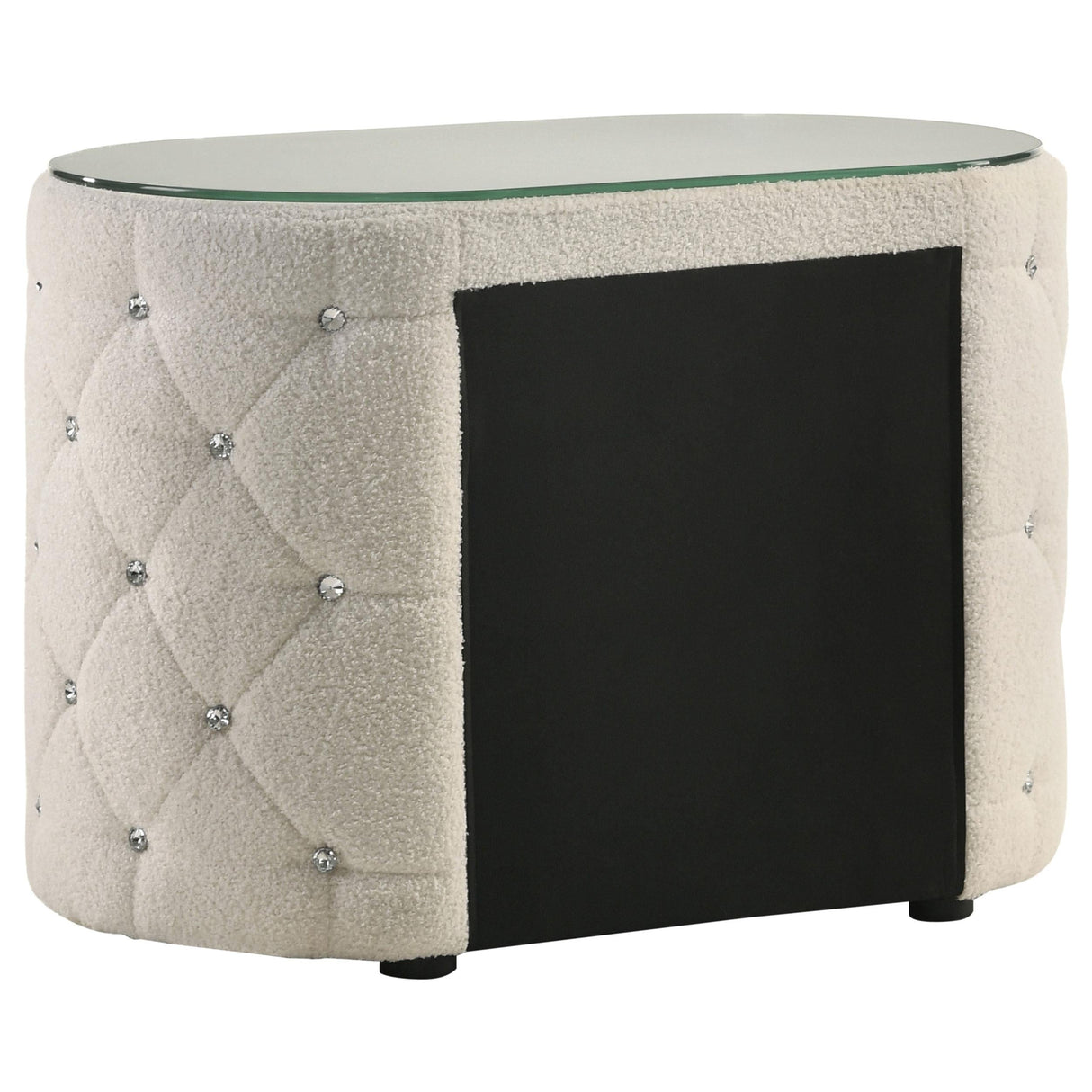 Sonya Ivory 5-Piece Upholstered Eastern King Bedroom Set by Coaster at Eve Furniture