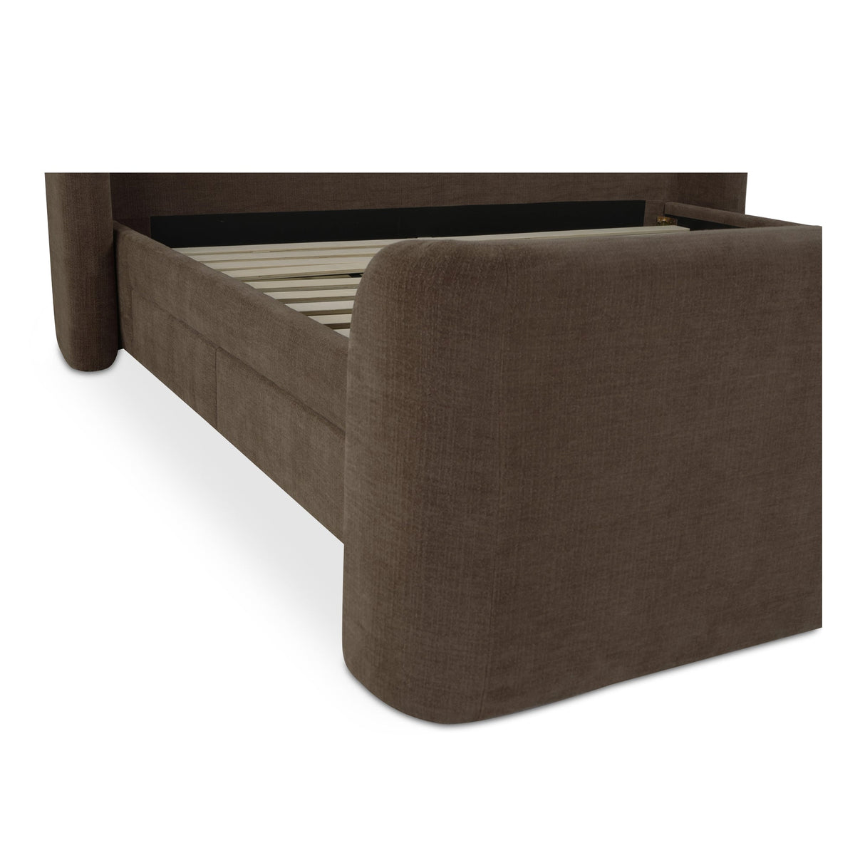 Sophia Brown King Storage Bed by Moe's Home at Eve Furniture