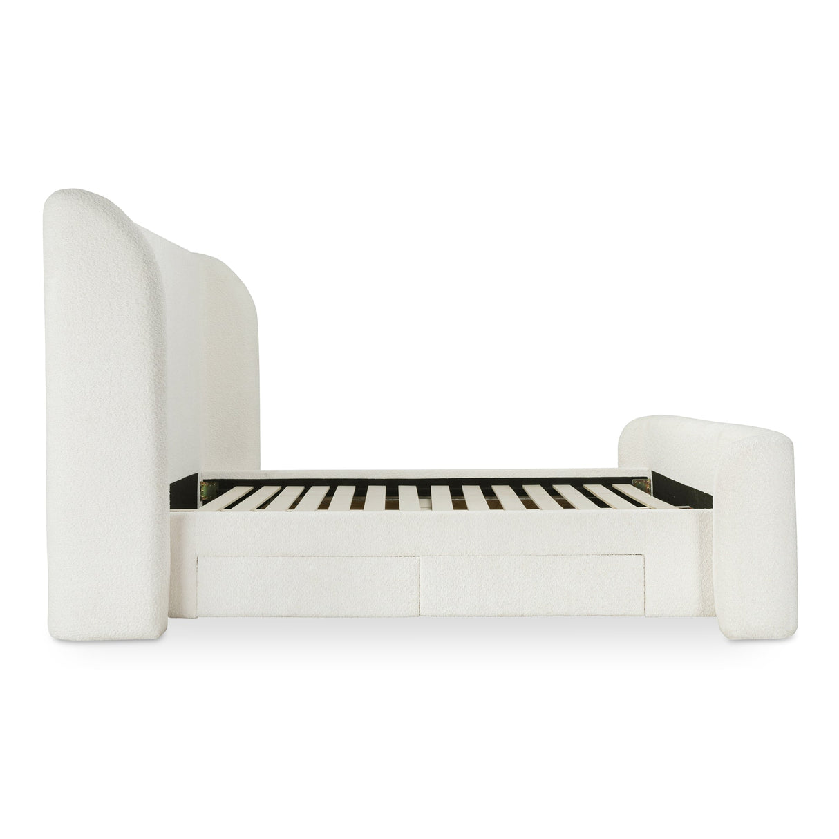 Sophia Cream King Storage Bed by MOES at Eve Furniture