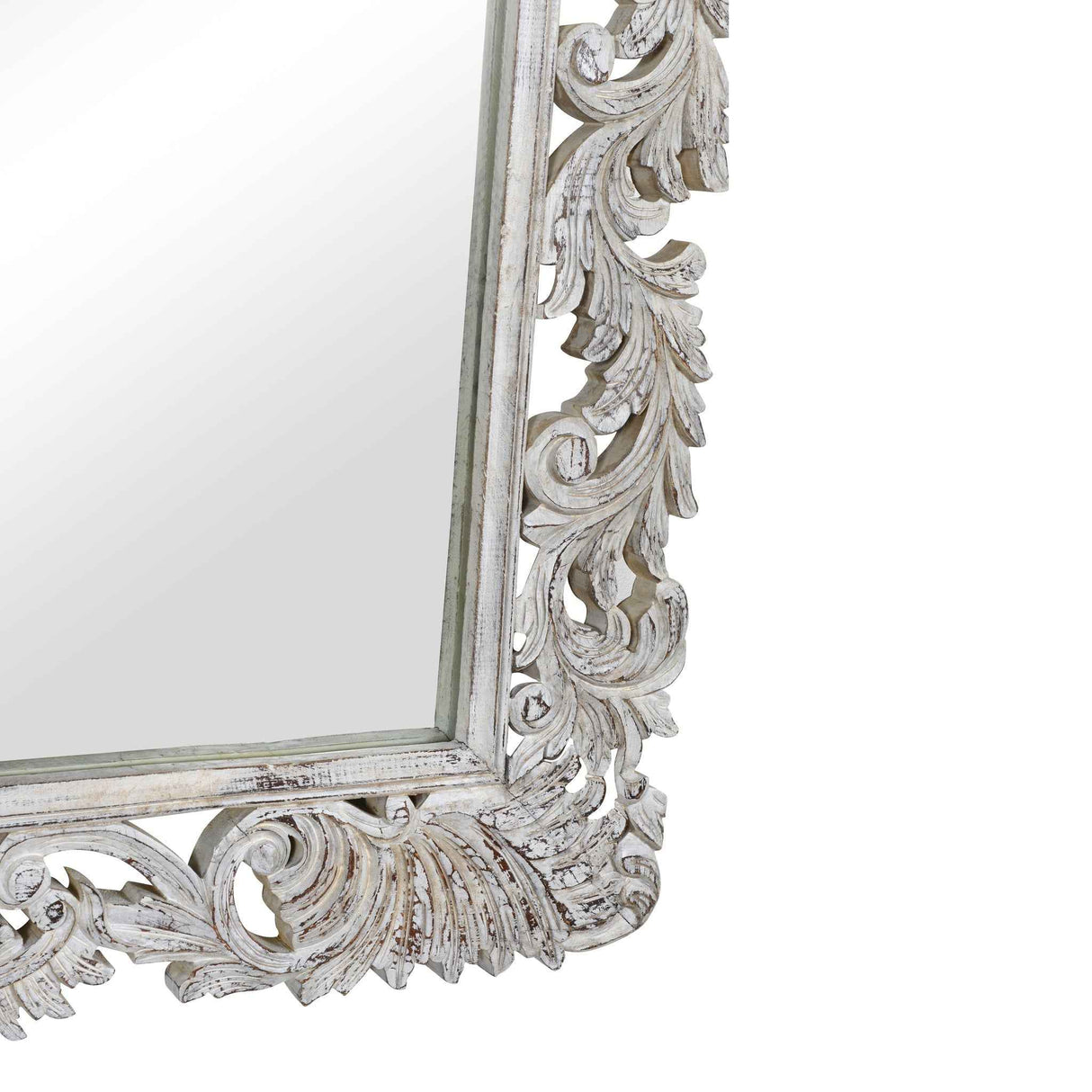 Sophia Floor Mirror - White by Classic Home at Eve Furniture