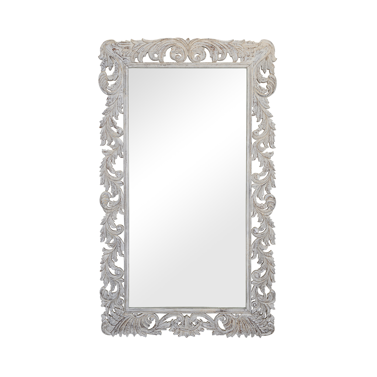Sophia Floor Mirror - White by Classic Home at Eve Furniture