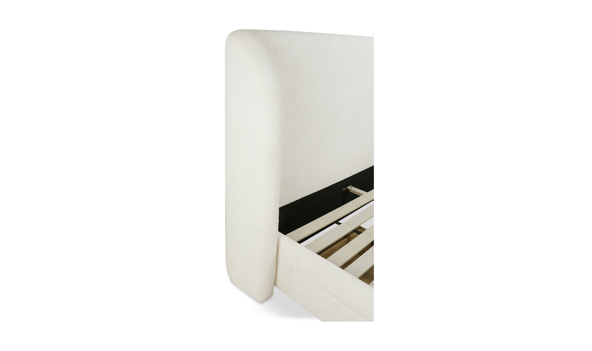 sophia king bed - white by Moe's Home at Eve Furniture
