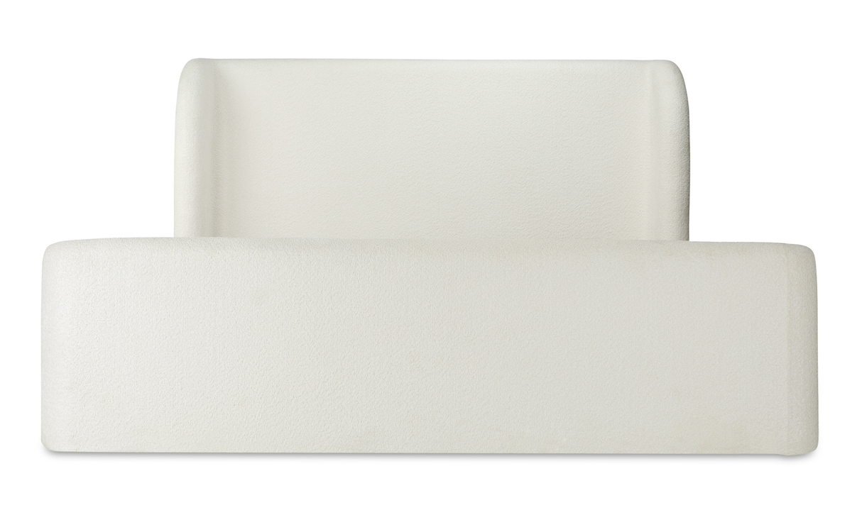 sophia king bed - white by Moe's Home at Eve Furniture