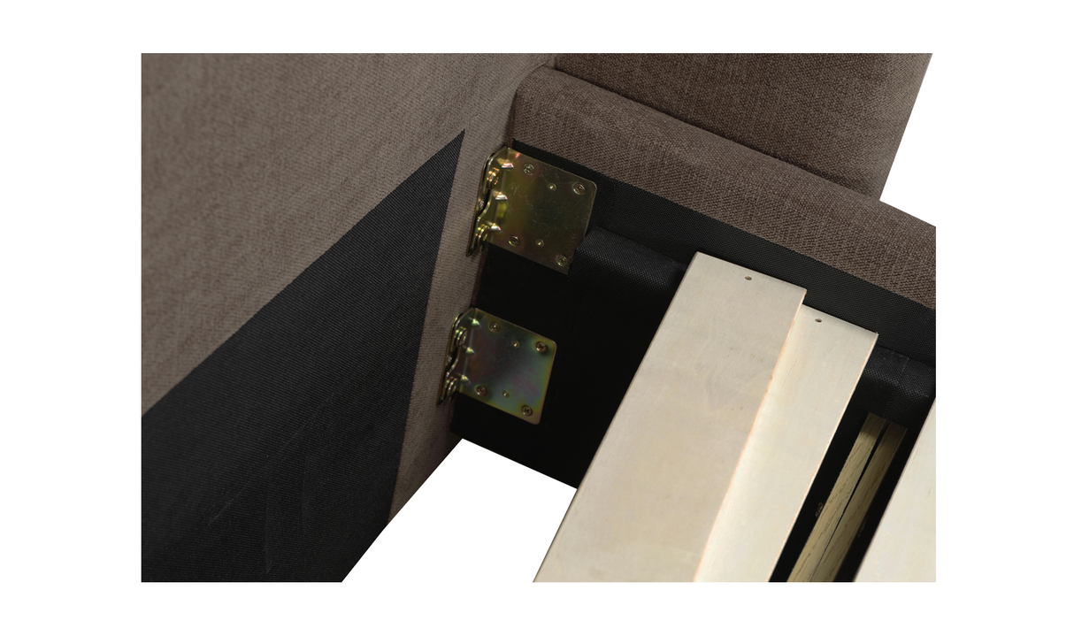 Sophia King Storage Bed Brown by Moe's Home at Eve Furniture