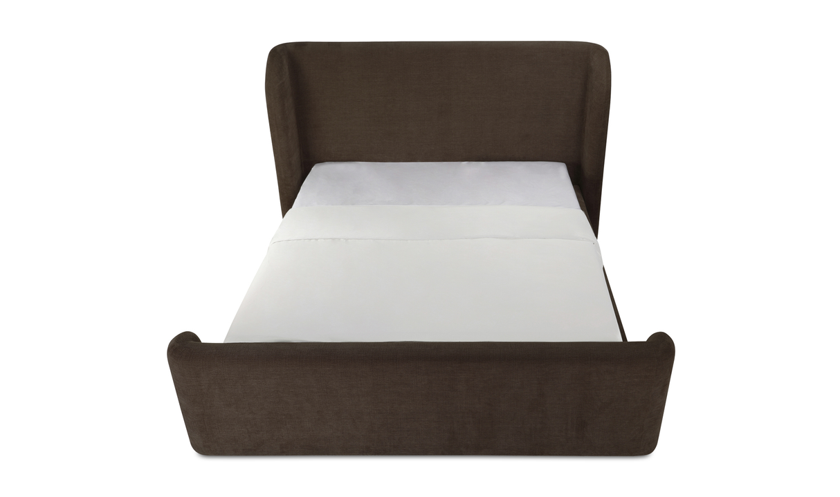 Sophia King Storage Bed Brown by Moe's Home at Eve Furniture