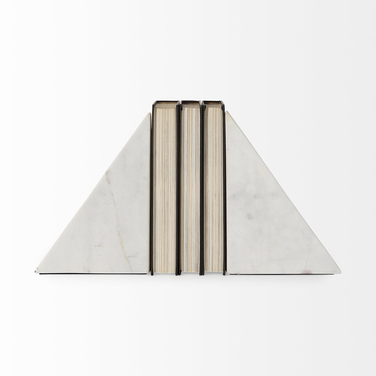 Sophia Marble Set Of Two Bookends by Mercana at Eve Furniture