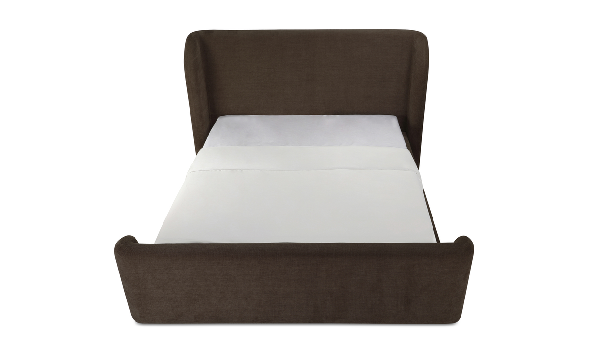 sophia queen bed - brown by Moe's Home at Eve Furniture