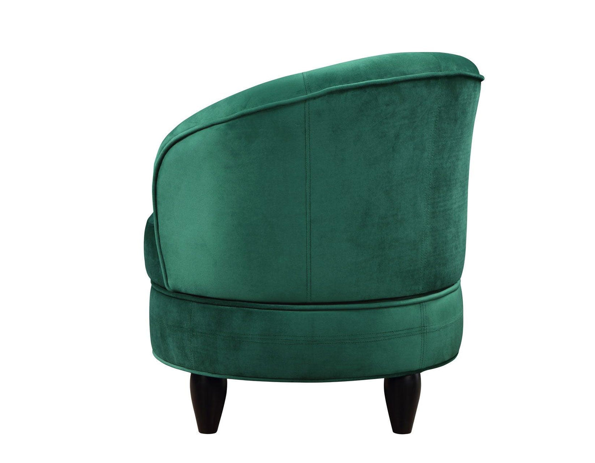 Sophia Green Velvet Swivel Accent Chair by Steve Silver at Eve Furniture