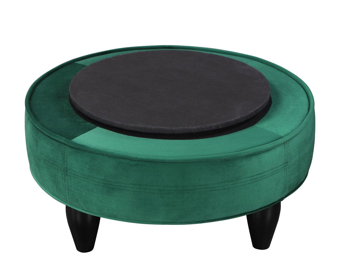 Sophia Green Velvet Swivel Accent Chair by Steve Silver at Eve Furniture
