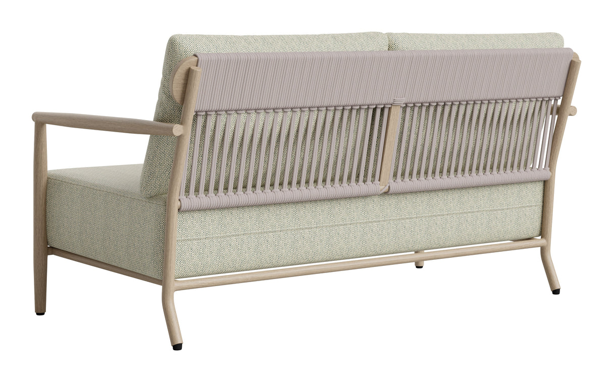 Sora Green Outdoor Loveseat by Zuomod at Eve Furniture