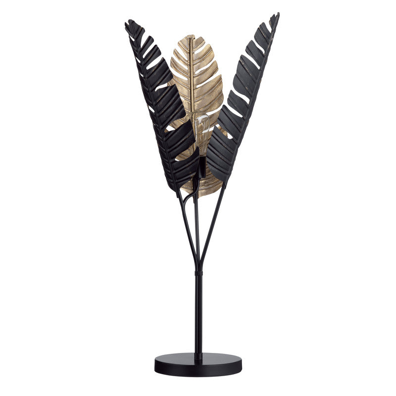 Soren Black/Gold Table Lamp by Crestview at Eve Furniture