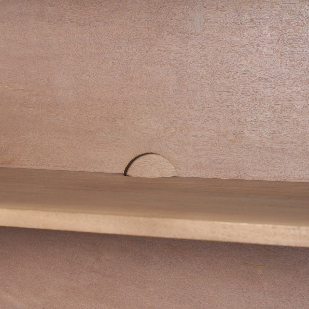 Sorina Reverse Fluted Light Brown Wood Accent Cabinet by Mercana at Eve Furniture
