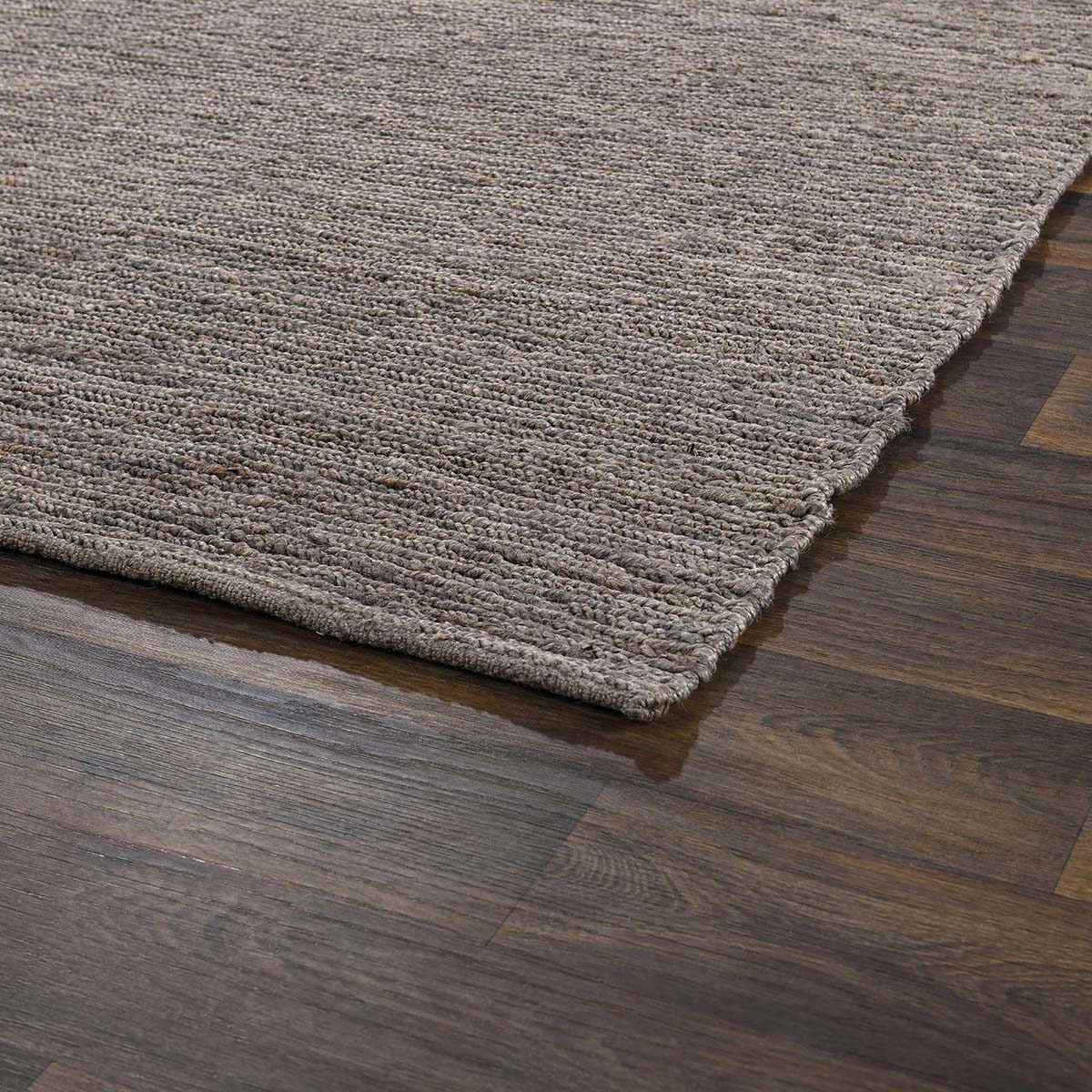 Soumak Jute Gray Rug by Classic Home at Eve Furniture