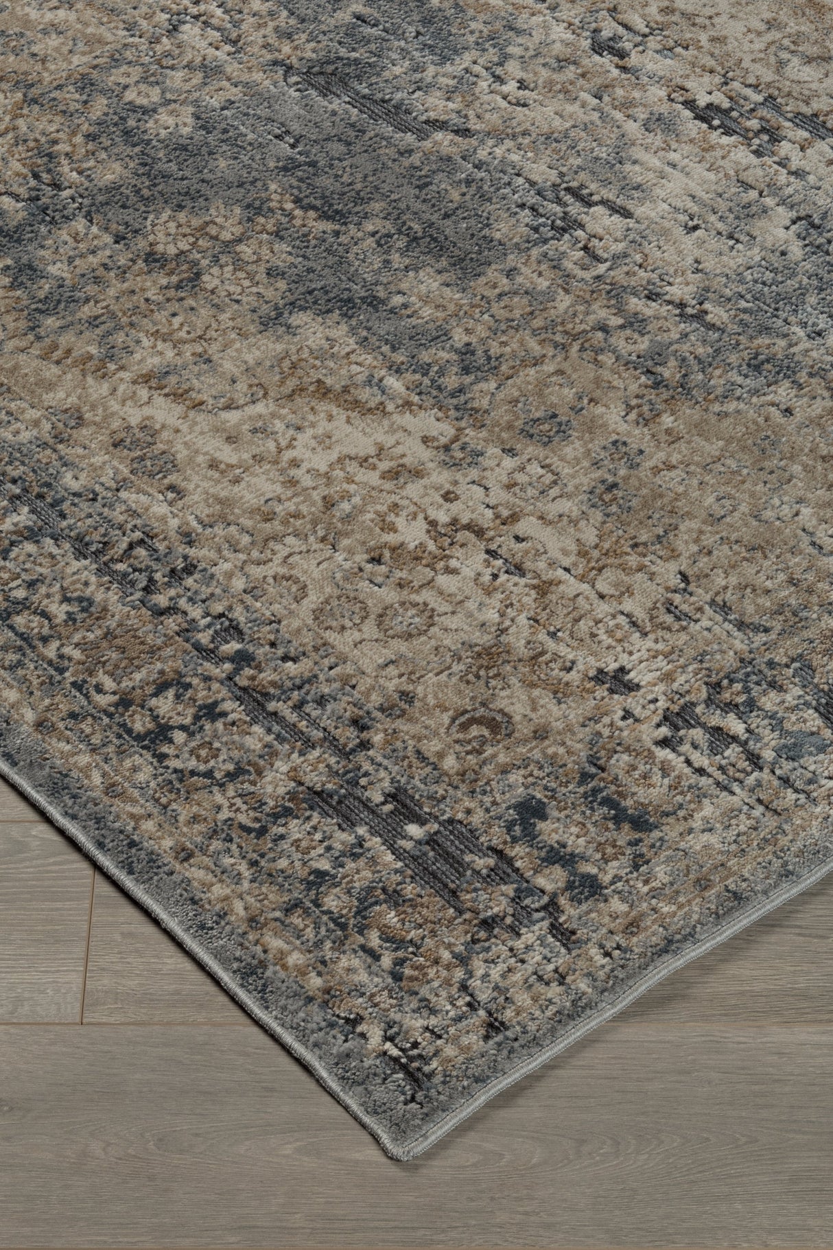 South Blue/Beige 8' x 10' Rug by Ashley at Eve Furniture
