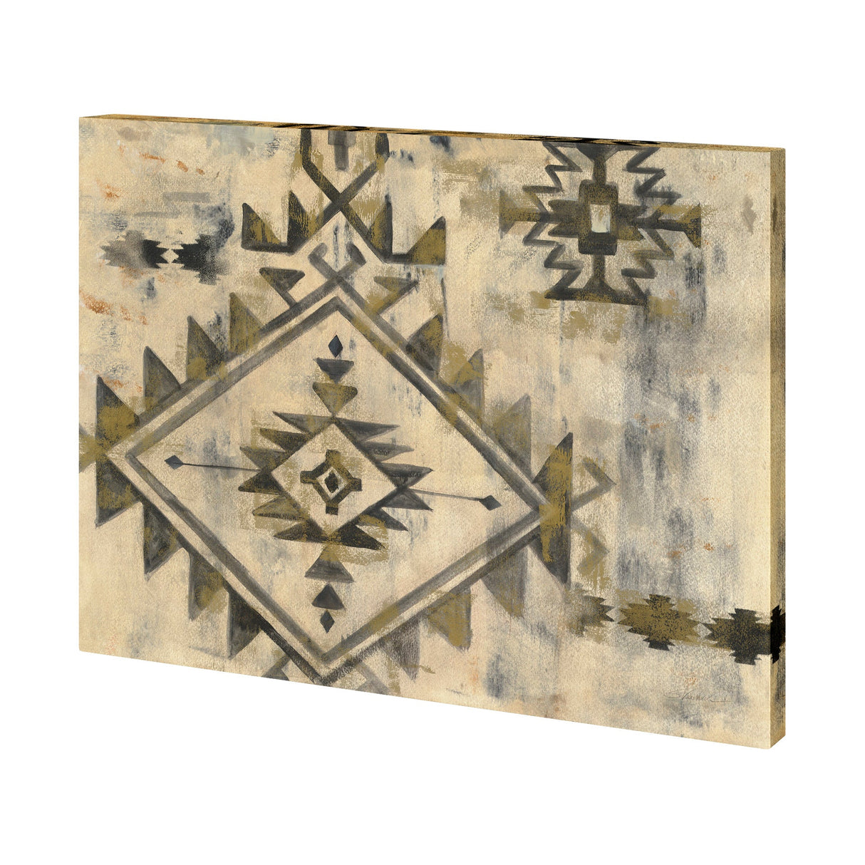 Southwest Design VI by Mercana Studio a Hand Embellished Textured Canvas by Mercana at Eve Furniture