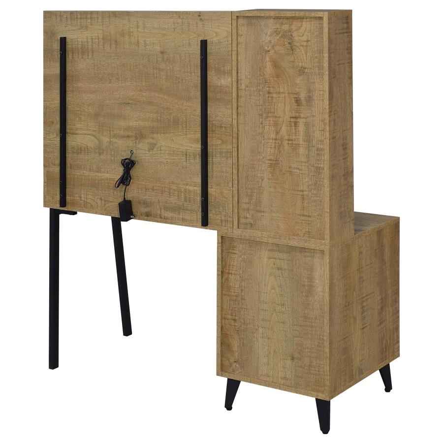 Souza Mango 5-Drawer Makeup Vanity Table With LED Mirror by Coaster at Eve Furniture