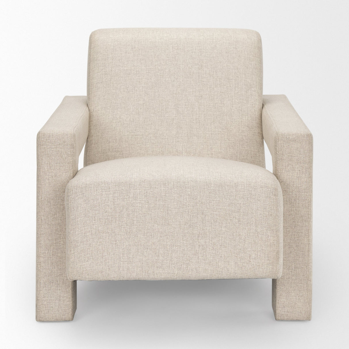 Sovereign Oatmeal Fully Upholstered Accent Chair by Mercana at Eve Furniture