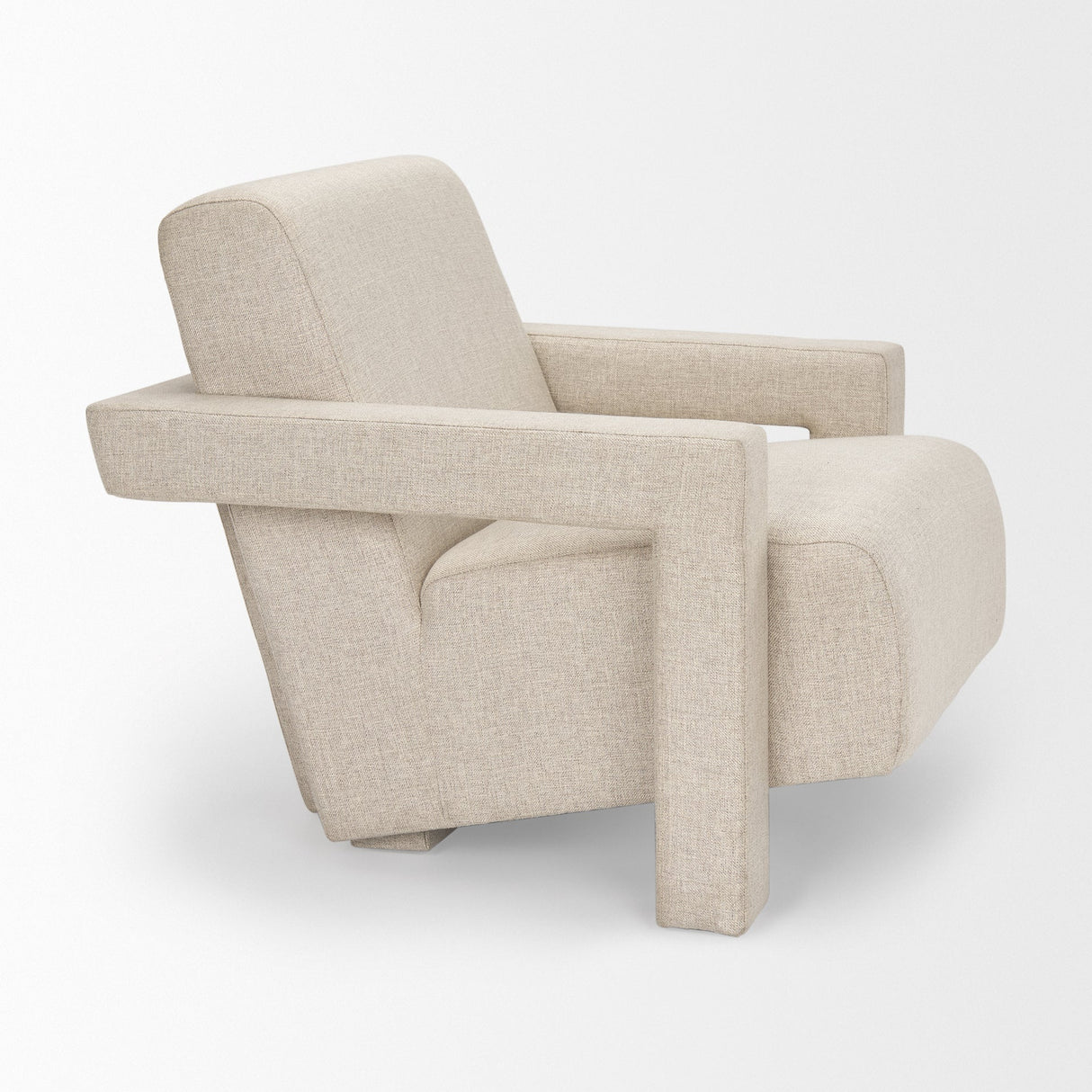 Sovereign Oatmeal Fully Upholstered Accent Chair by Mercana at Eve Furniture