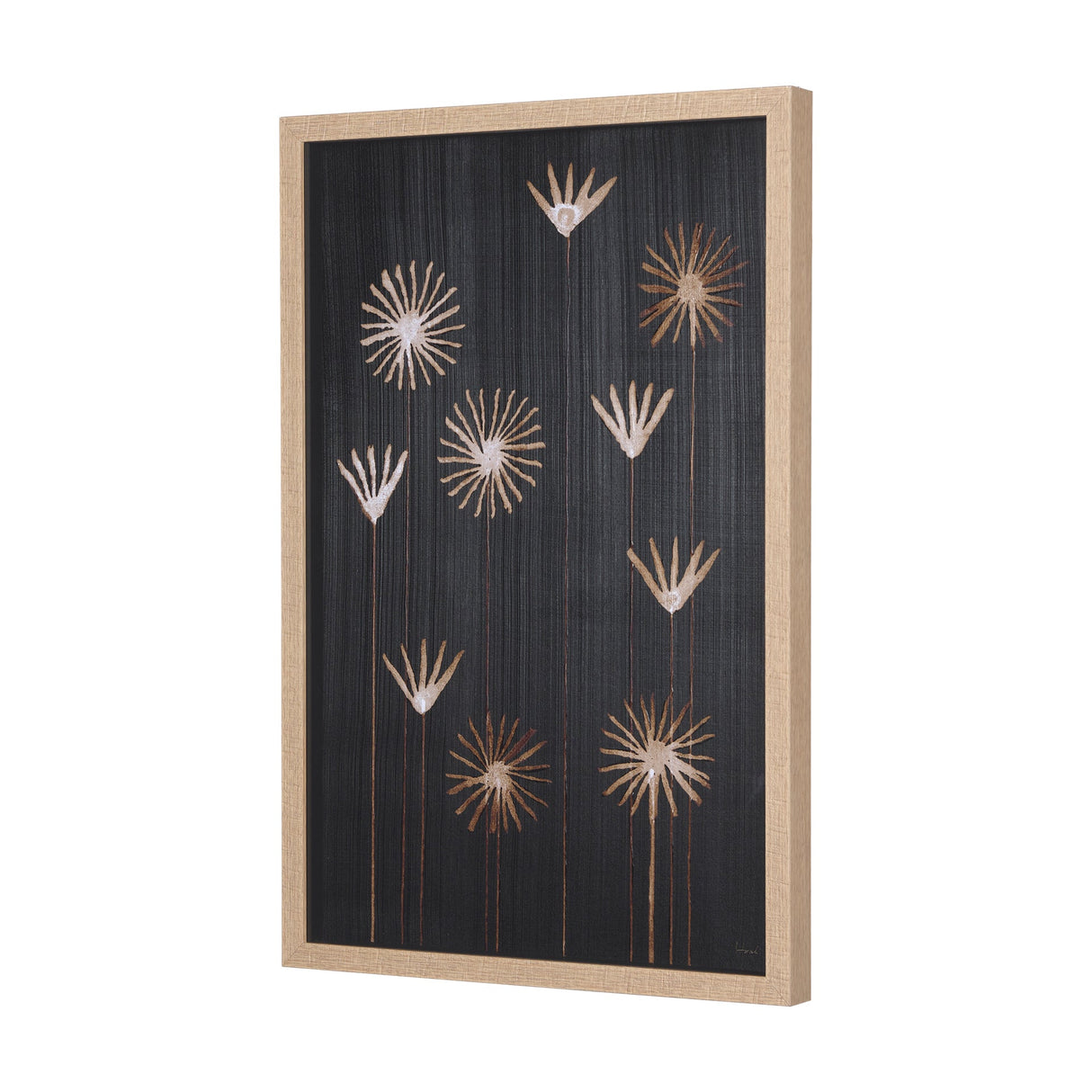 Spark I by Mercana Studio a Hand Embellished Textured Framed Art Print Matted under Glass by Mercana at Eve Furniture
