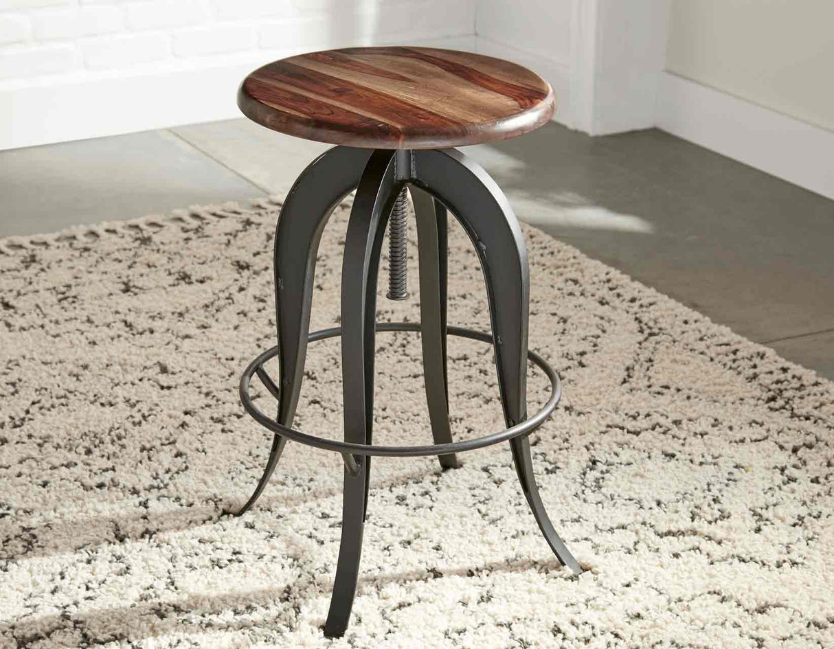 Sparrow 30-inch Round Crank Table by Steve Silver at Eve Furniture