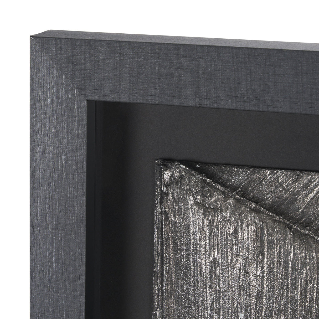 Spelter by Studio M a handmade Original Framed 3D Textured Artwork under Glass by Mercana at Eve Furniture