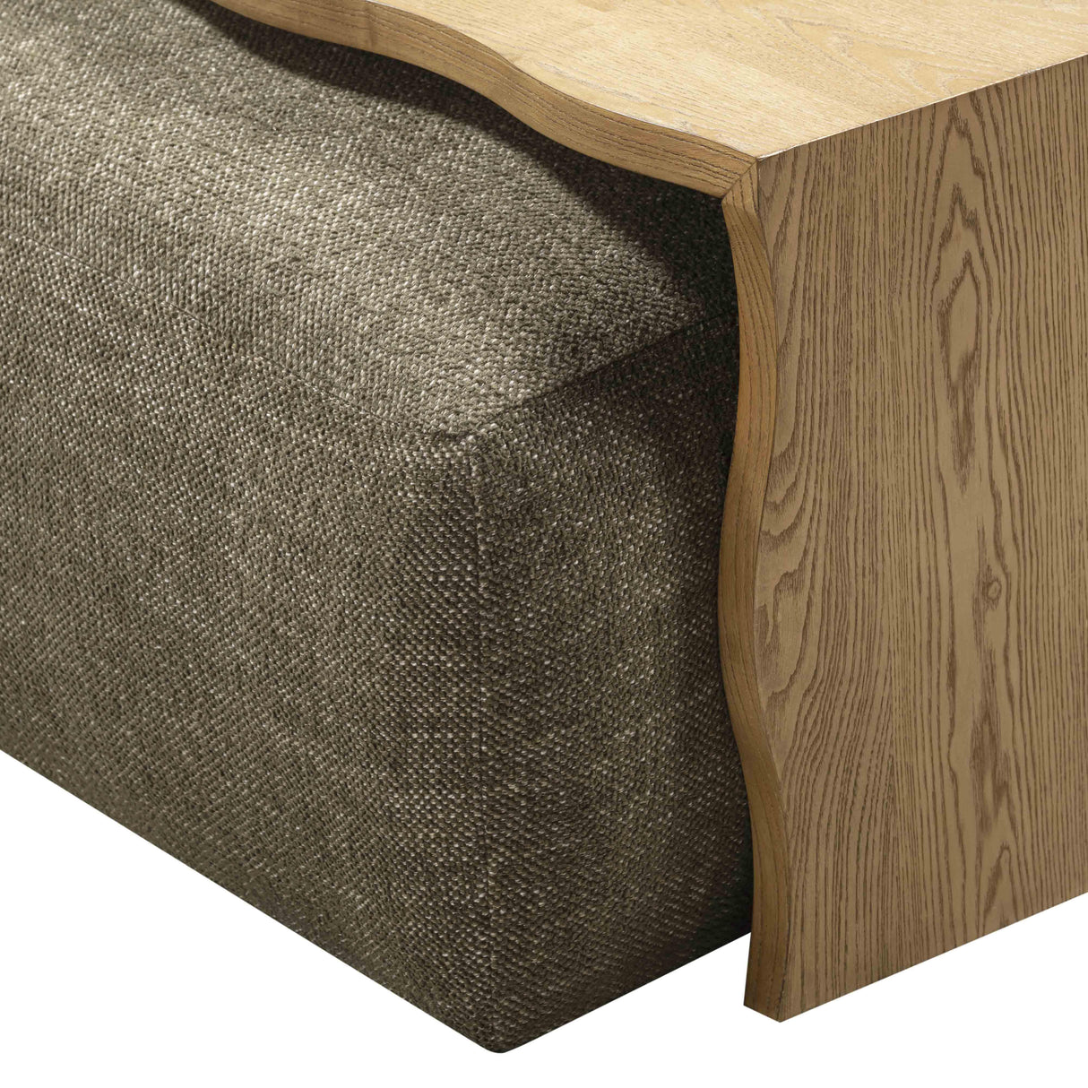 Spencer Performance Basketweave Ottoman with Bridge Table by TOV Furniture at Eve Furniture