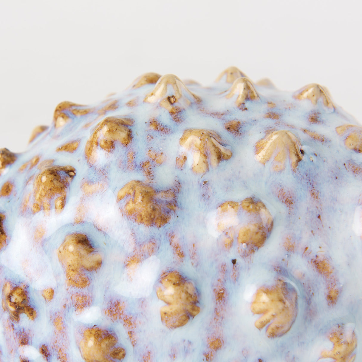 Spike I (Small) 8L x 4W Off-White Ceramic Puffer Fish by Mercana at Eve Furniture