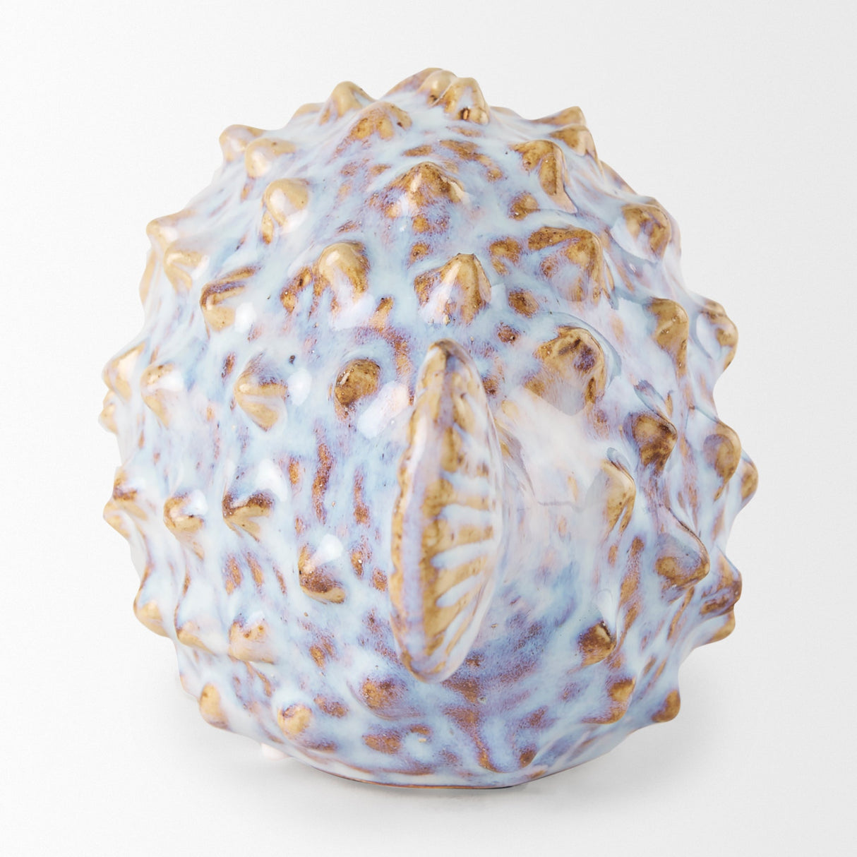 Spike I (Small) Off-White Ceramic Puffer Fish by Mercana at Eve Furniture