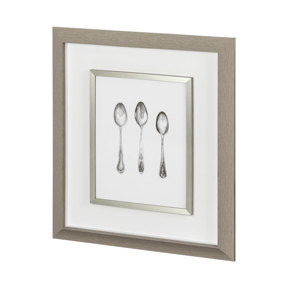 Spoons by Marie a Framed Art Print Matted under Glass by Mercana at Eve Furniture