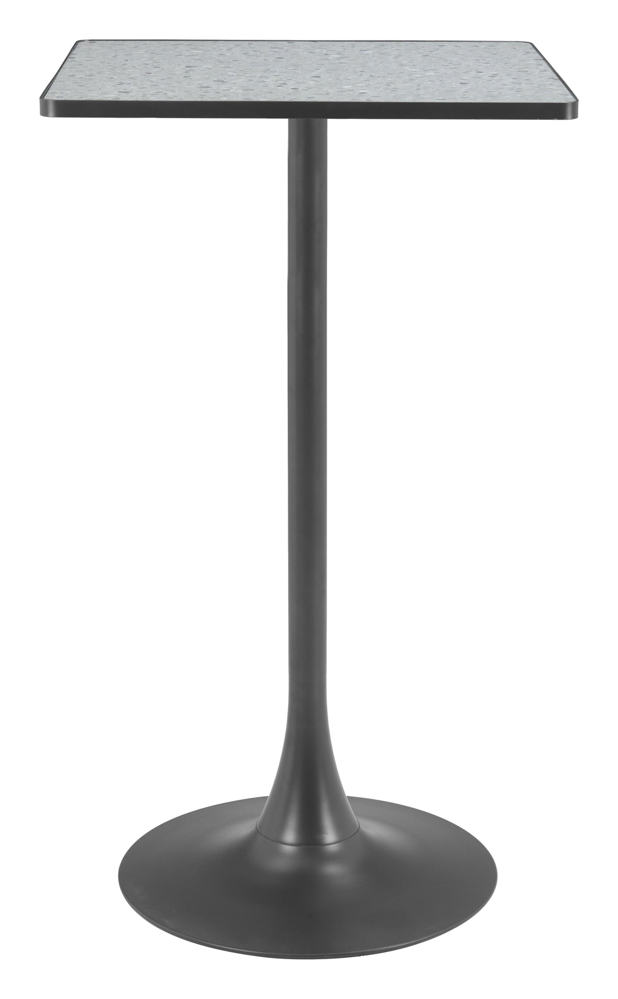 Spot Gray & Black Bar Table by Zuomod at Eve Furniture