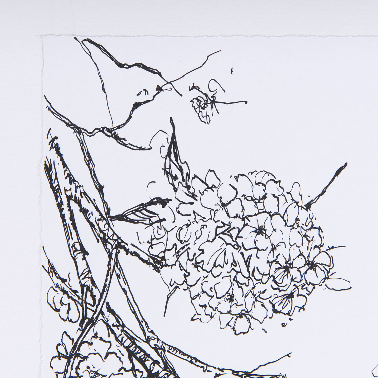 Spring Blooming IX by Mercana Studio a Hand Embellished Textured Framed Art Print Matted under Glass by Mercana at Eve Furniture